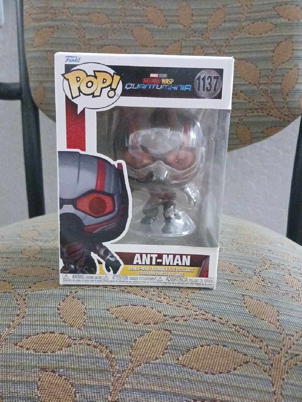 Funko Pop! Ant-Man (Quantum Mania) Vinyl Figure - Silver & Red